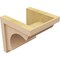 Ekena Millwork 10"W x 10"D x 10"H Wide Emerson Rough Cedar Woodgrain TimberThane Corbel, Primed Tan CORUR10X10X10EMRRCPR - alternate 2